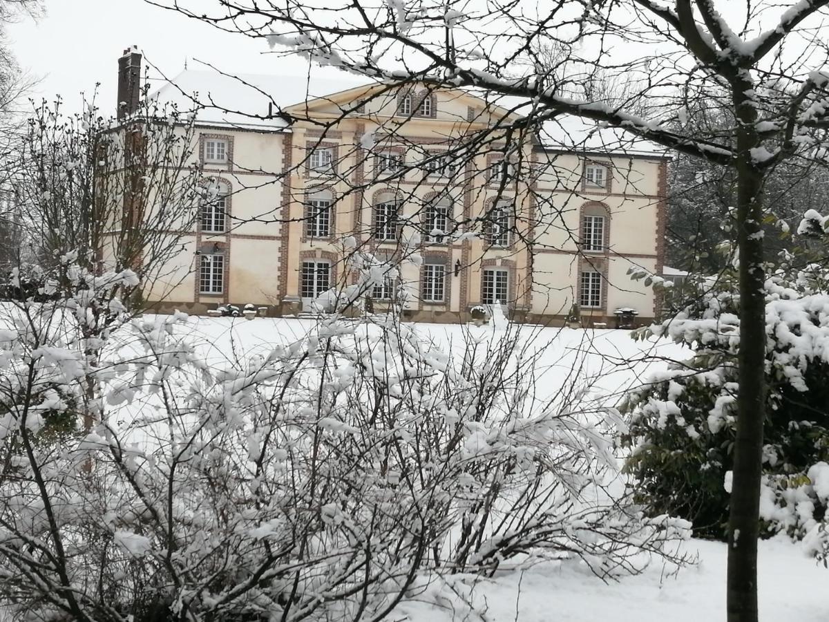 Appartement André Le Nôtre dans château XIX ème Bracquetuit Exterior foto